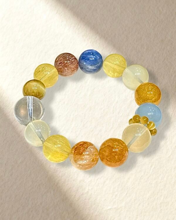 Citrine Yellow Hematoid Quartz Bracelet