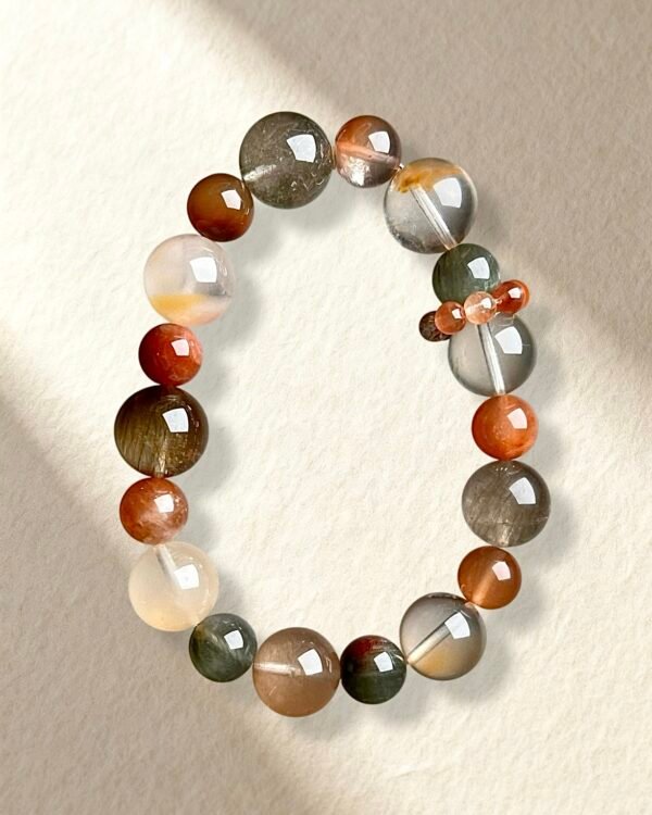 Natural Multi-Color Rutilated Quartz