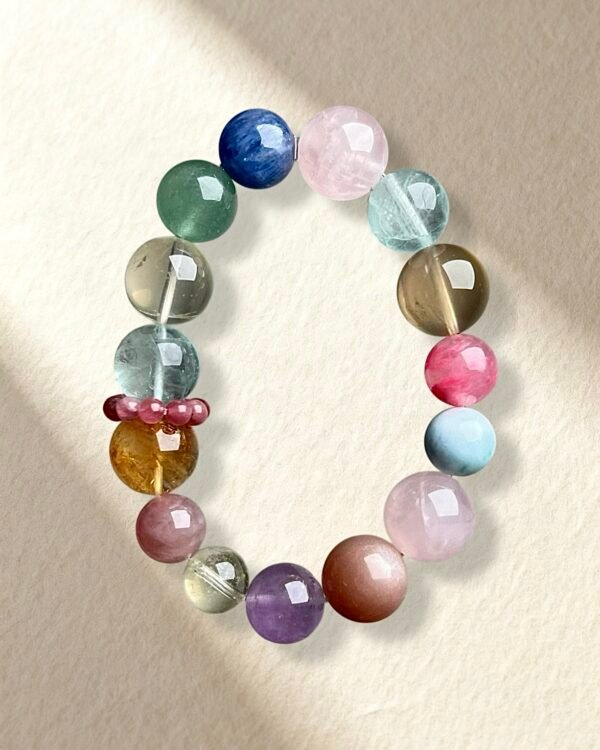 Rainbow Bracelet Amethyst Citrine Rose Quartz Bracelet