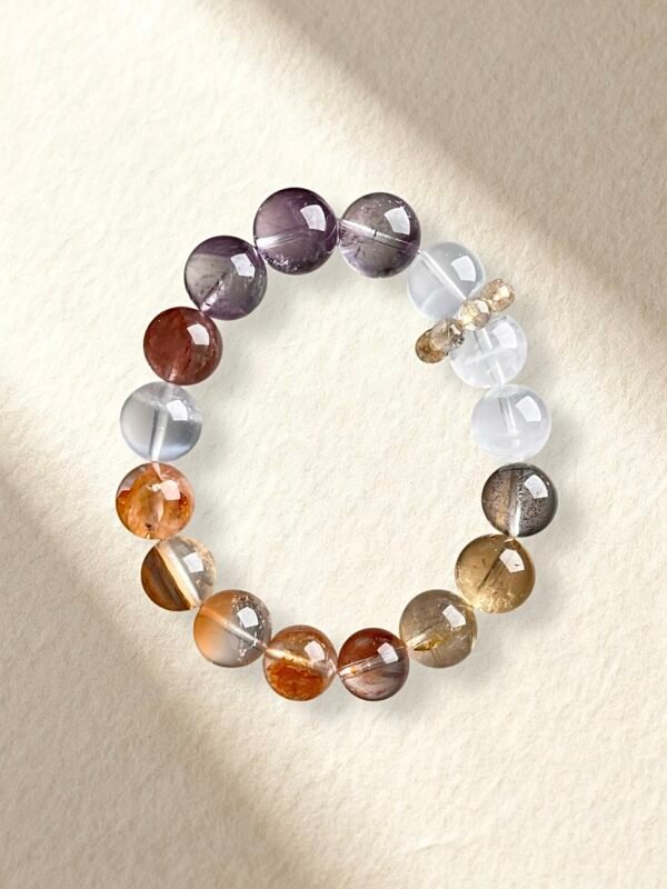 Amethyst Hematoid Quartz Bracelet