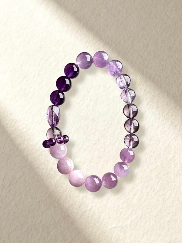Purple Crystal Bracelet Lavender Amethyst Bracelet