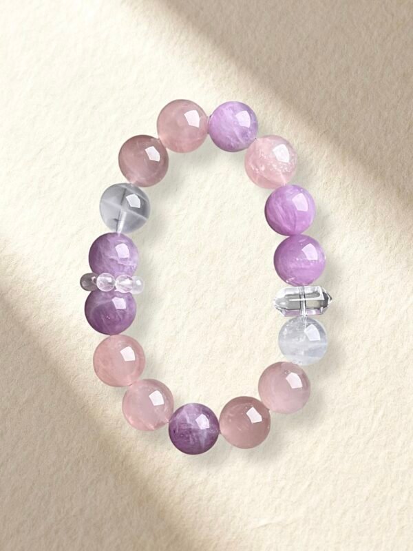 Pink Bracelet Rose Quartz Kunzite Bracelet