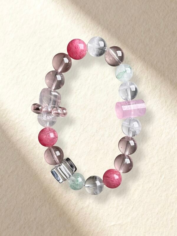 Spring Vibes Bracelet Rose Quartz Rhodonite Bracelet