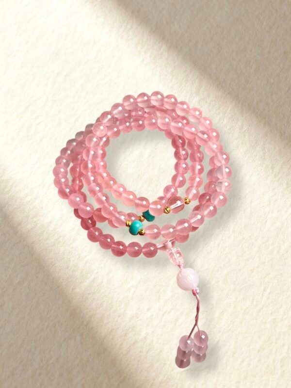 Natural Rose Quartz Bracelet Necklace