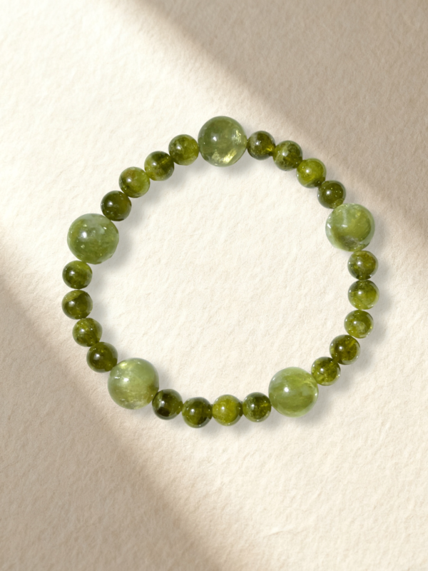 Green Bracelet Tsavorite and Emerald Bracelet